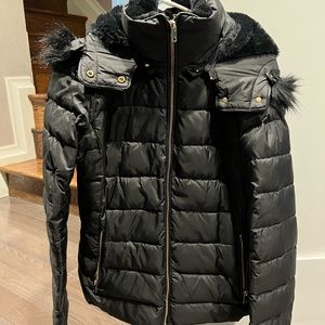 Zara black puffer jacket